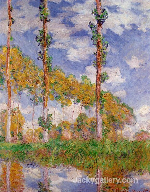 Three Trees in Summer by Claude Monet paintings reproduction